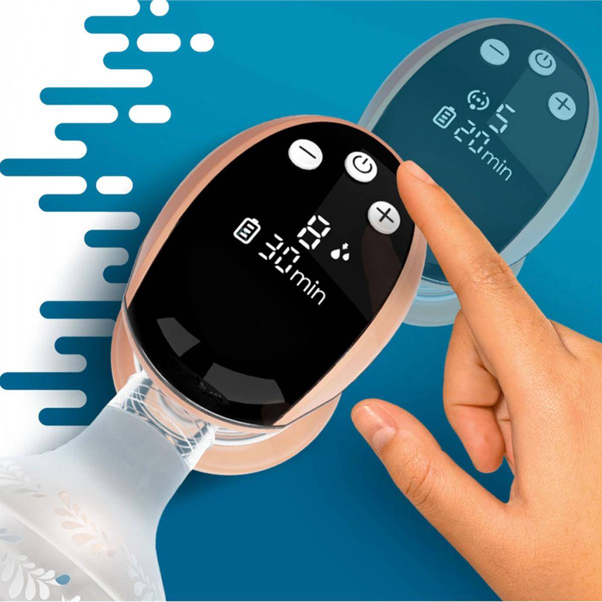 Tiralatte Elettrico Wireless Portatile Ricaricabile Automatico Senza Fili Touch-2
