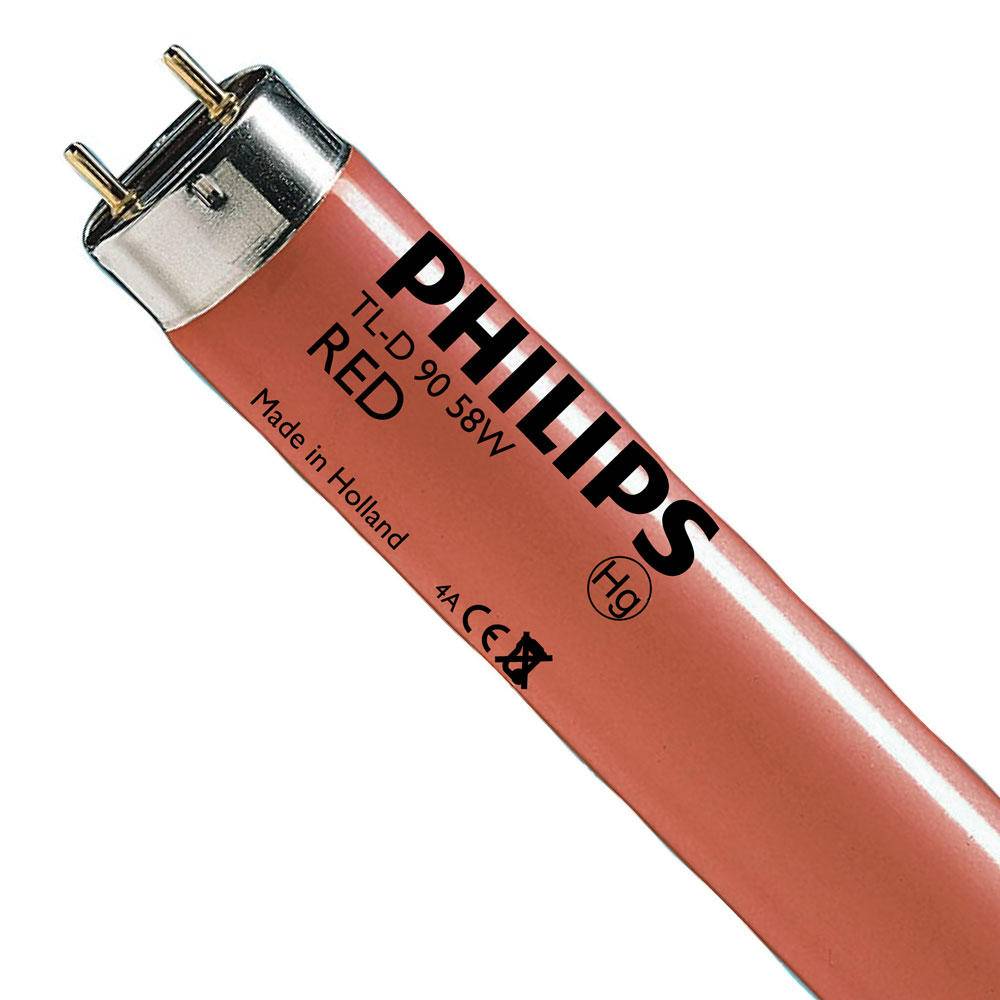 TL-D COLORED 58W RED 1SL/25-1