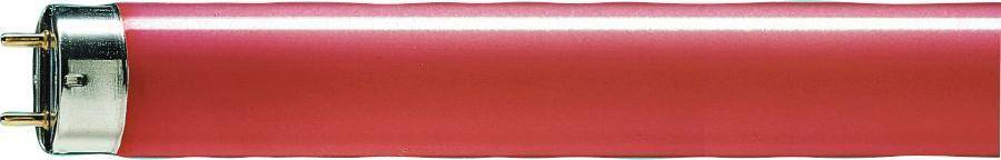 TL-D COLORED 58W RED 1SL/25-2
