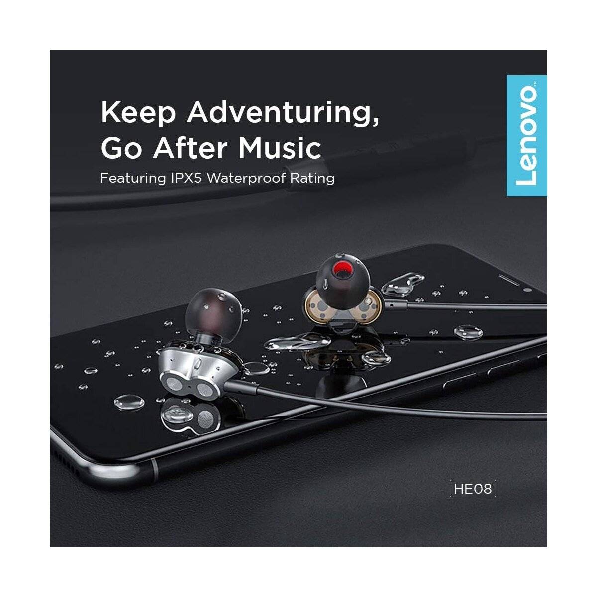 Cuffie Bluetooth intrauricolari Lenovo SoundFlow 6X | Nero-1