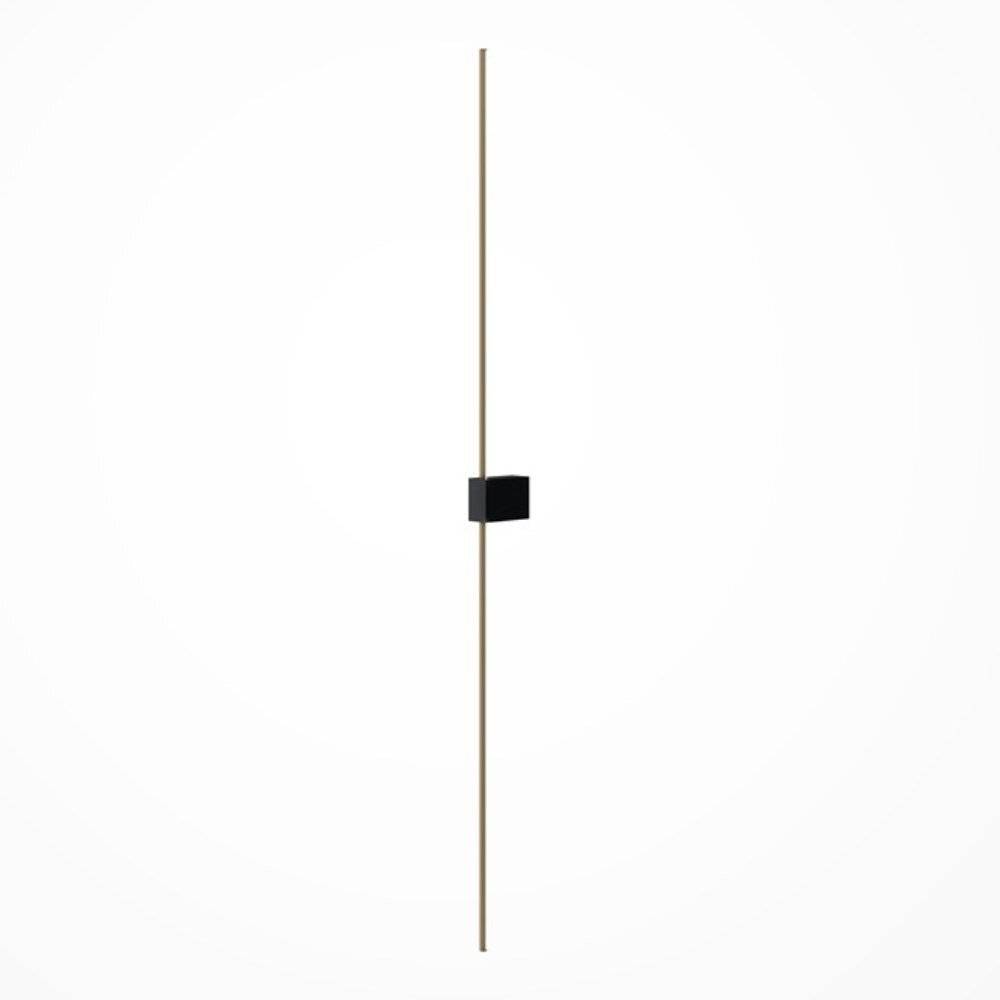Applique Da Parete Moderno Pars Alluminio Nero Luce Led Integrato 12W Ip20-3