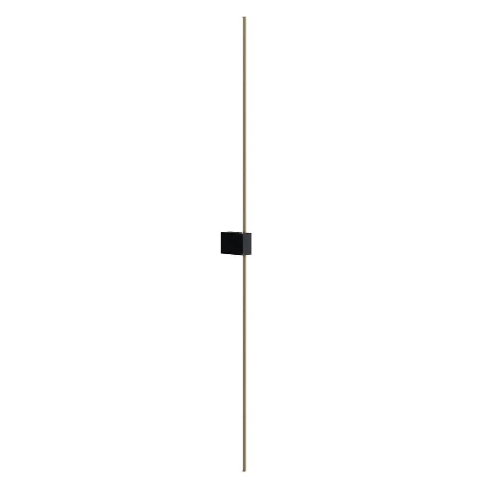 Applique Da Parete Moderno Pars Alluminio Nero Luce Led Integrato 12W Ip20-4