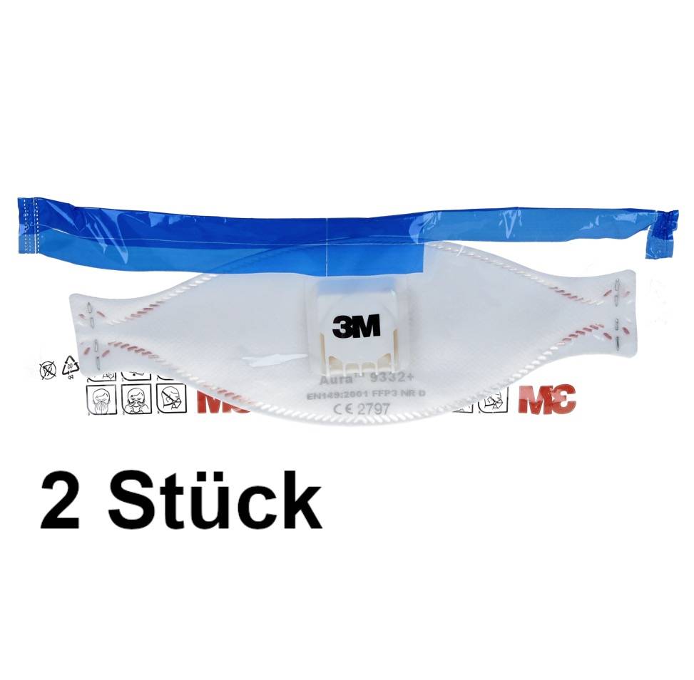 3M Aura Partikelmaske 2St. (9332C2)-1