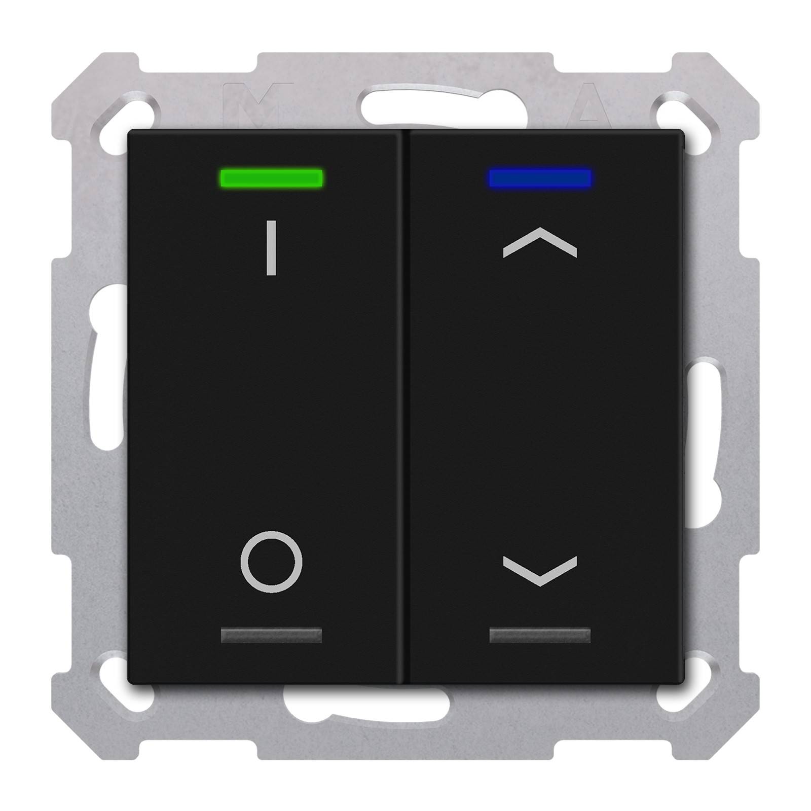 MDT BE-TAL55T206.D1 KNX Taster Light 55 2f RGBW Temperatursensor sw matt Sch_Jal 1 (BE-TAL55T206.D1)-0