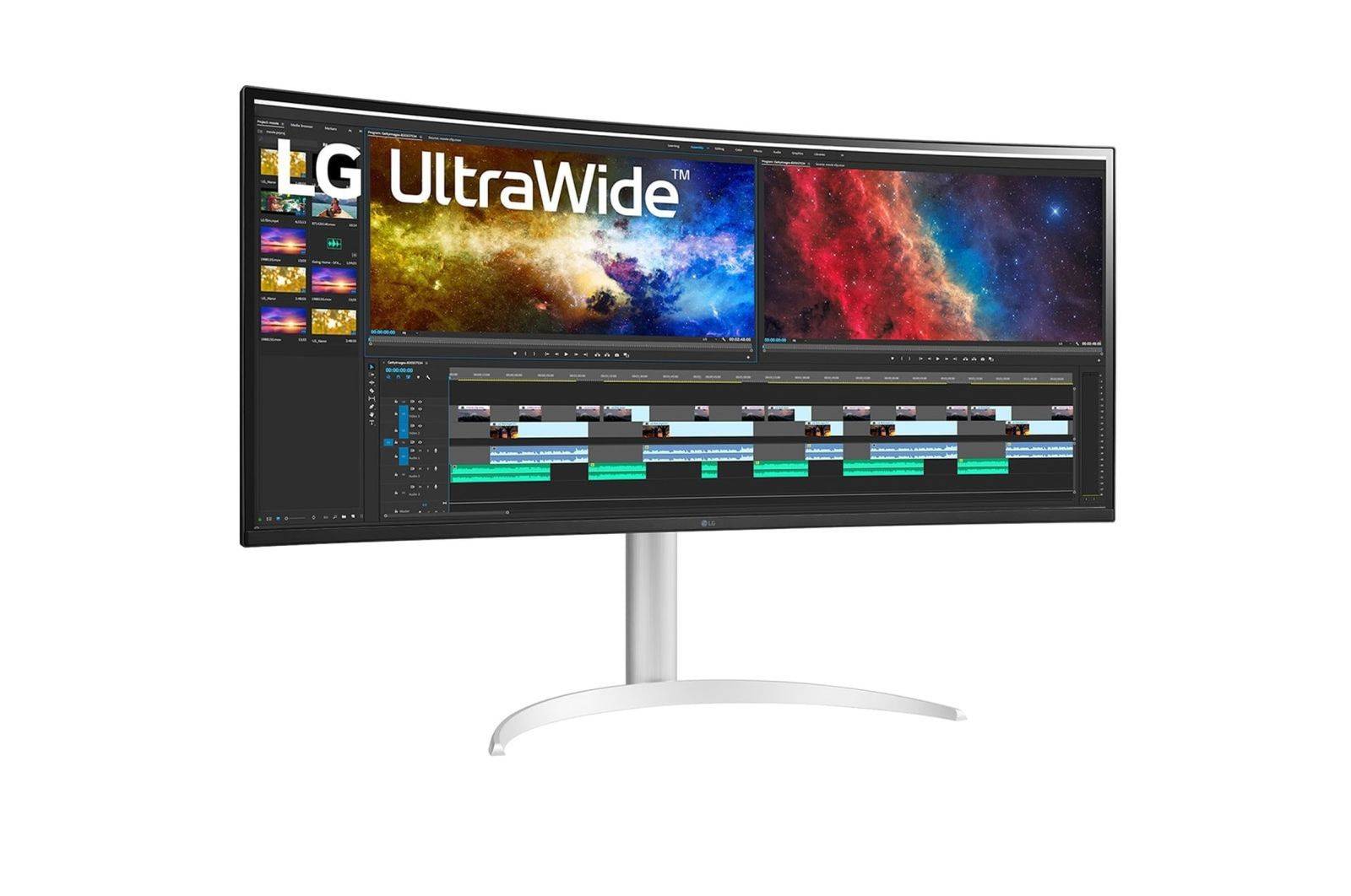 LG 38BQ85C-W Monitor PC 952 cm 37.5 3840 x 1600 Pixel Quad HD Bianco (LG UltraWide 38BQ85C-W skrm - 3840x16)-2
