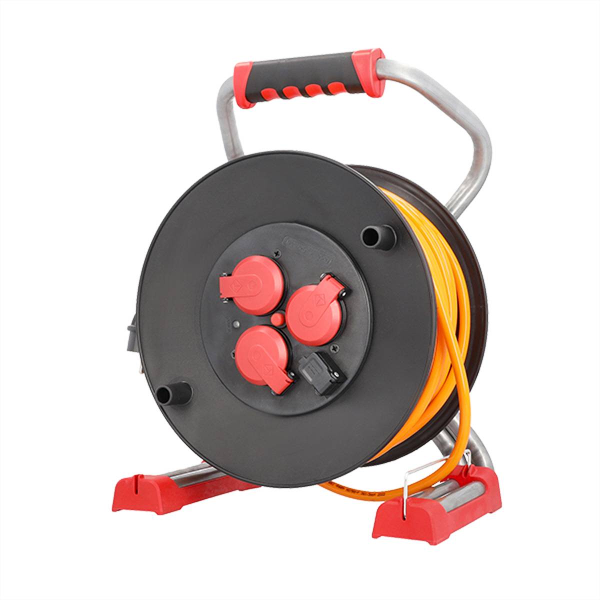 BACHMANN Profi-Kabeltrommel 3xCEE7/3 (399.193)-0