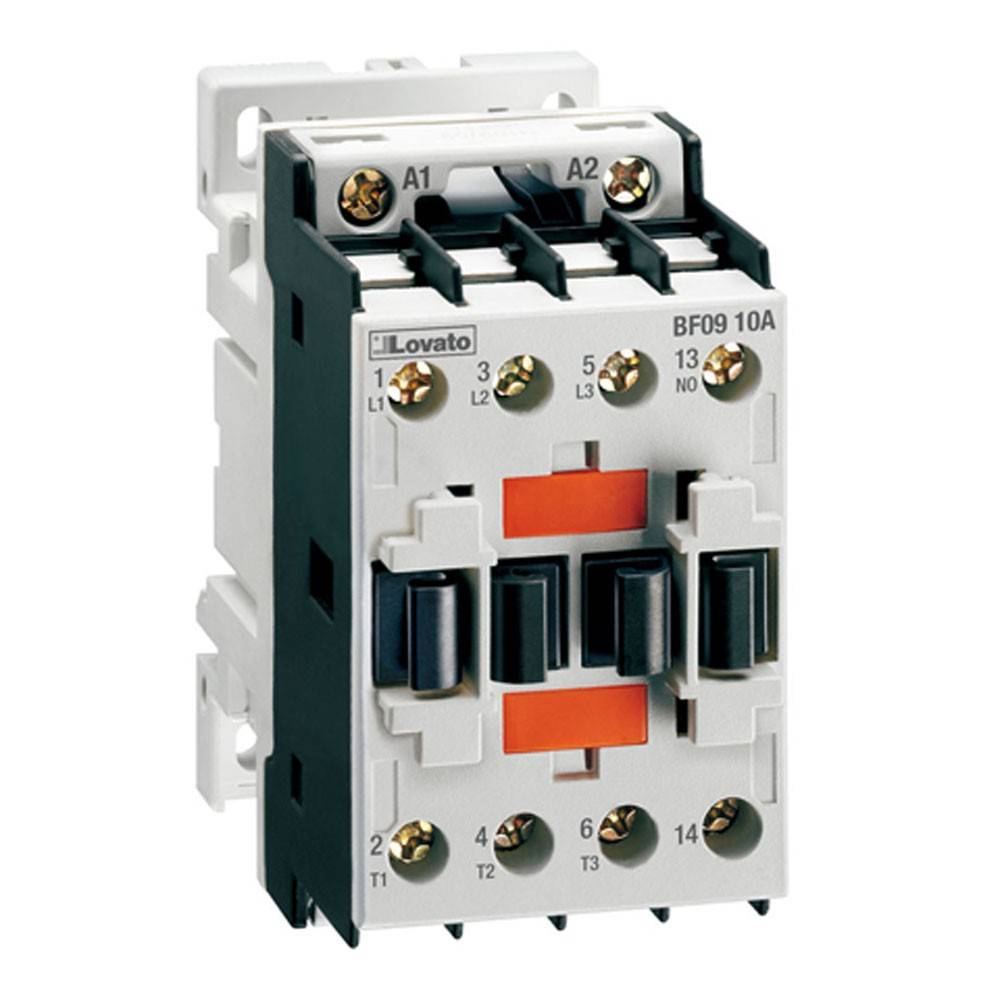 Contattore tripolare 9a ac3 -230v 3p+1no lovato-0