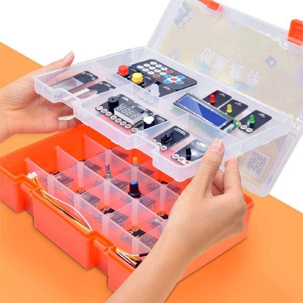 Kit Avanzato di Elettronica compatibile LEGO per Arduino e Raspberry Pi