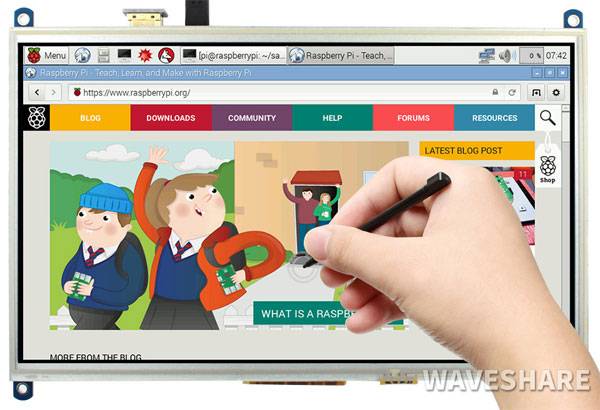 Display Touch Screen 10" resistivo - 1024x600 pixel-3