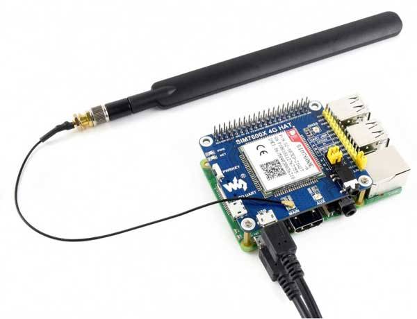 Shield GSM/GPS/GPRS per Raspberry Pi - SIM7600E-H-3