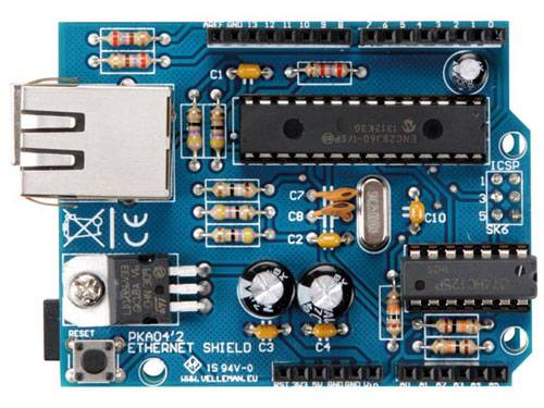 Ethernet shield per Arduino - versione in kit da saldare-1