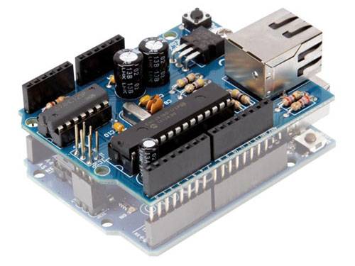 Ethernet shield per Arduino - versione in kit da saldare-2