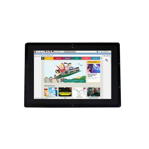 Display Touch Screen 10" 1280x800px - HDMI con Case-2
