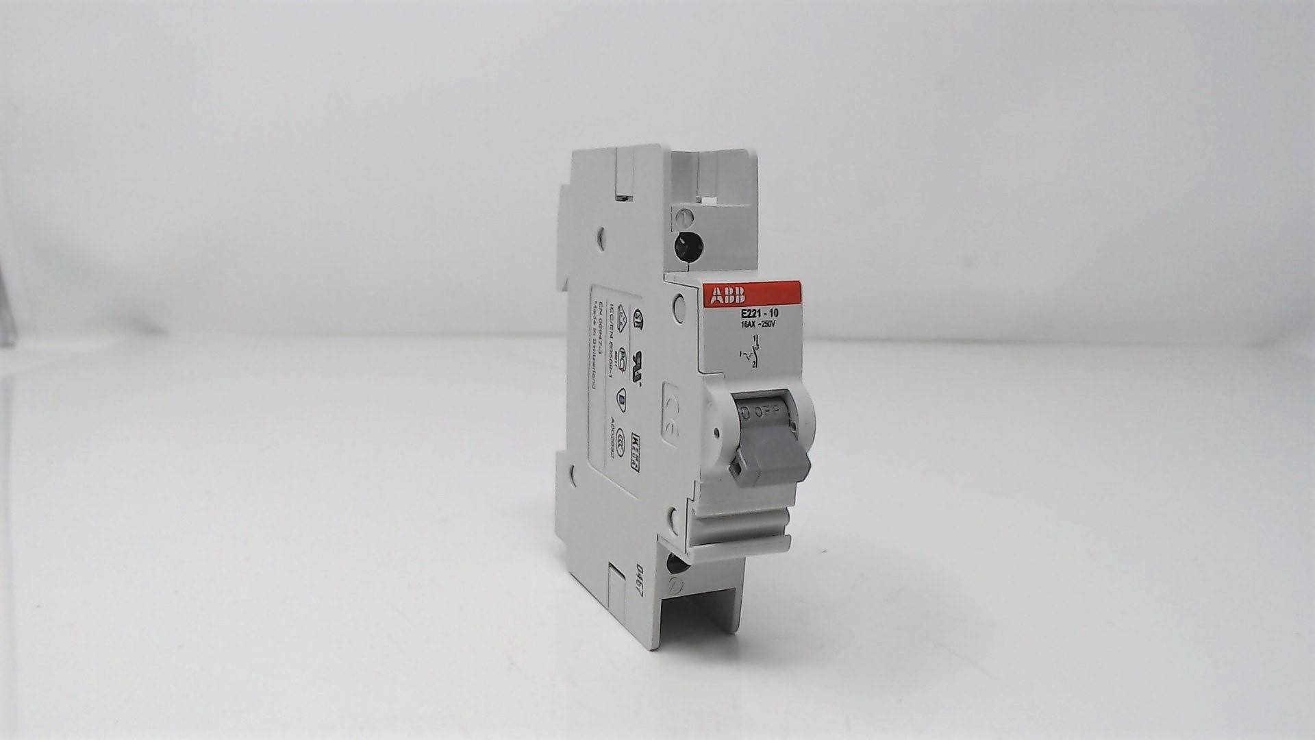 Abb e221-10 interruttore unipolare 1p 16a ef 901 2 - Nuovo-0