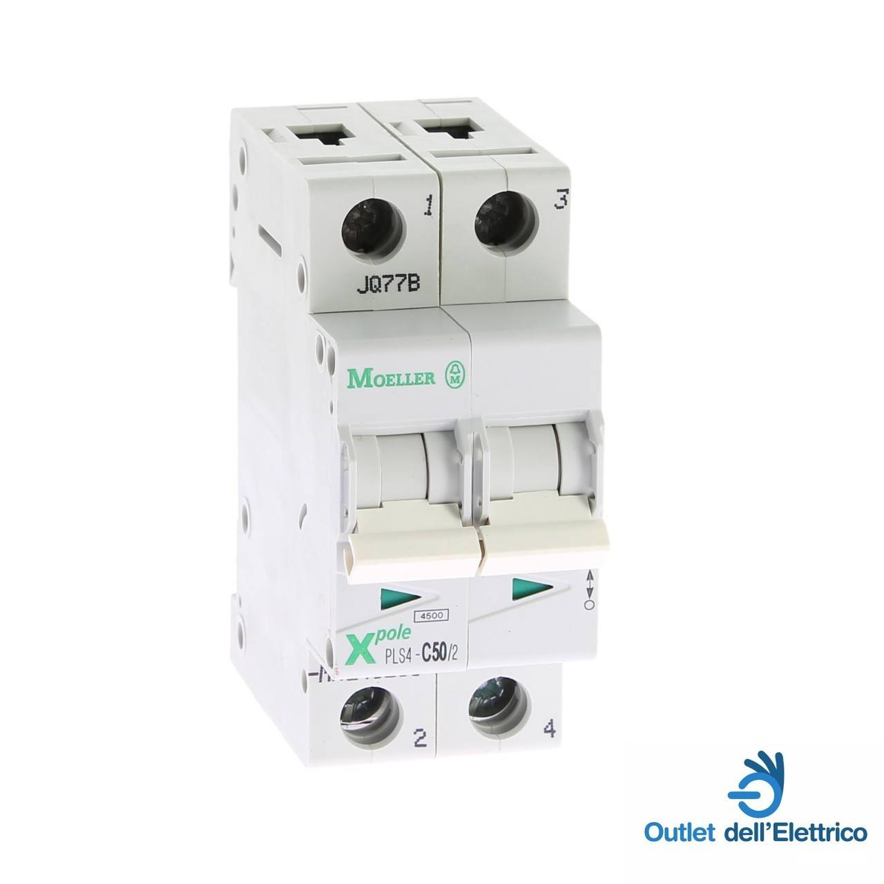 PLS4-C50/2 INT. MT 4,5KA 2P C 50A-0