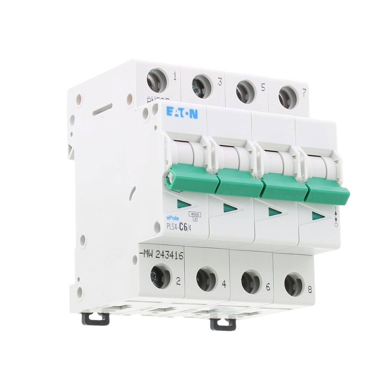 PLS4-C6/4 INT. MT 4,5KA 4P C 6A-0