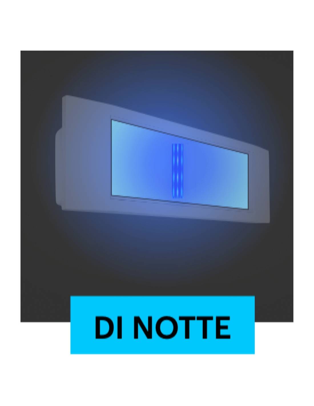 Beghelli 1499BLU Lampada LED Emergenza E Notturna 11W Autonomia 8h 130lm-4