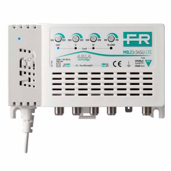 Centralino 4 Ingressi III+DAB, IV, V, UHF Da Interno Guadagno 20Db 223618