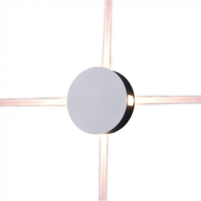 Lampada da muro Led bianca 4W Wall Light IP65 forma rotonda V-TAC VT-706 3000K-0