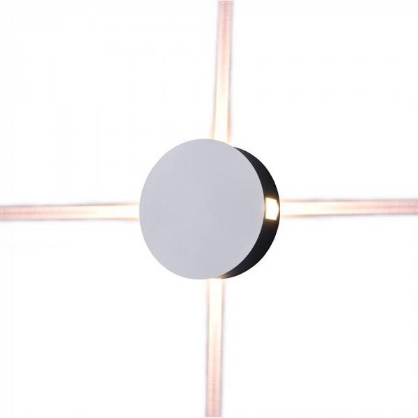 Lampada da muro Led bianca 4W Wall Light IP65 forma rotonda V-TAC  VT-706 3000K