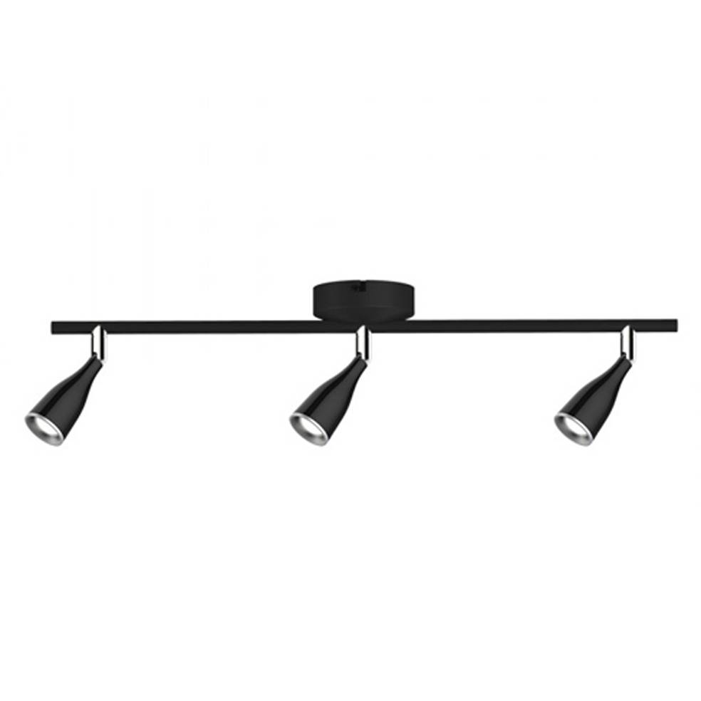 Lampada da muro Led 13.5W (3x4.5W) Wall Light colore nero V-TAC VT-813 3000K-0