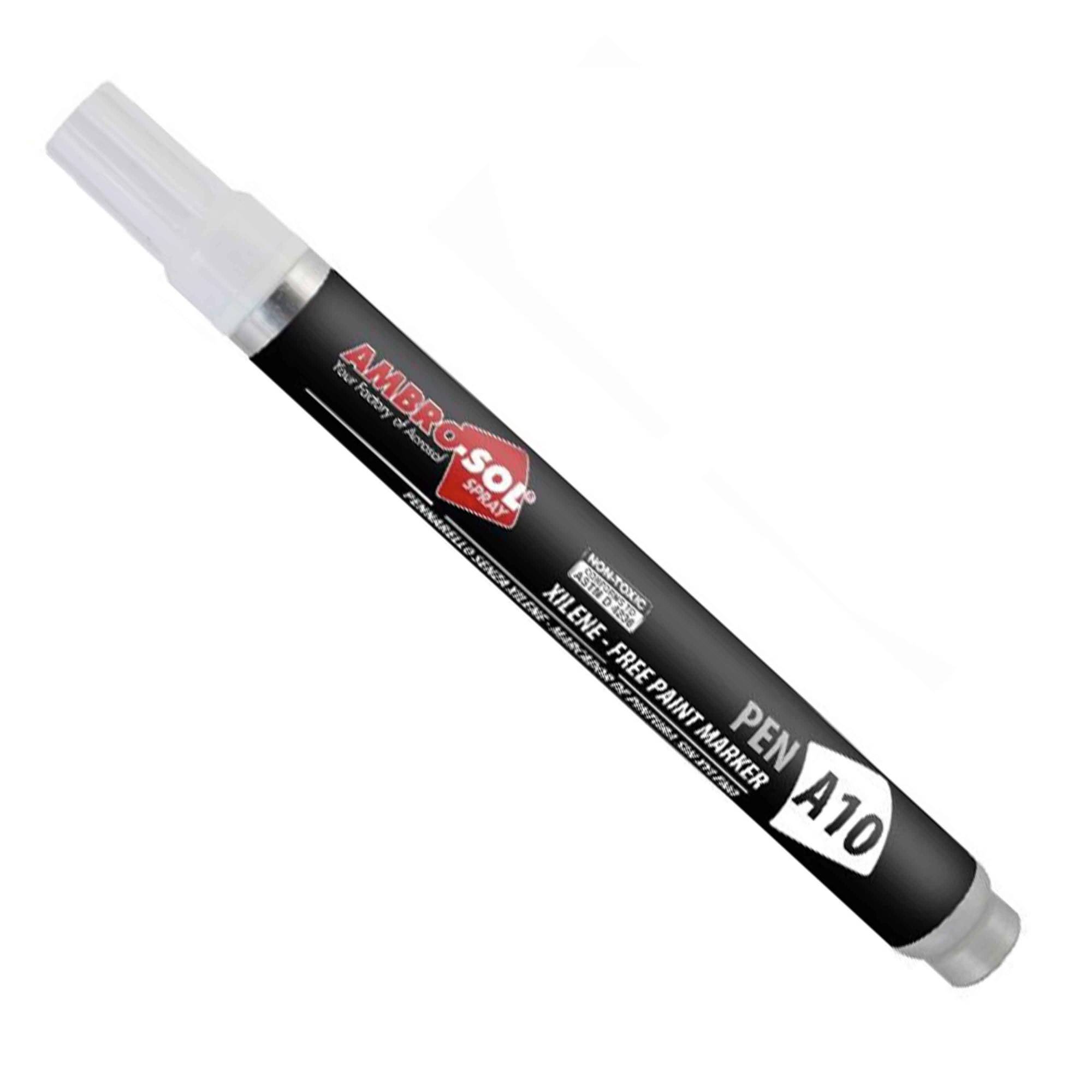 12pz Pennarello Penna Nero Marker Punta Reversibile Impermeabile 10ml-1