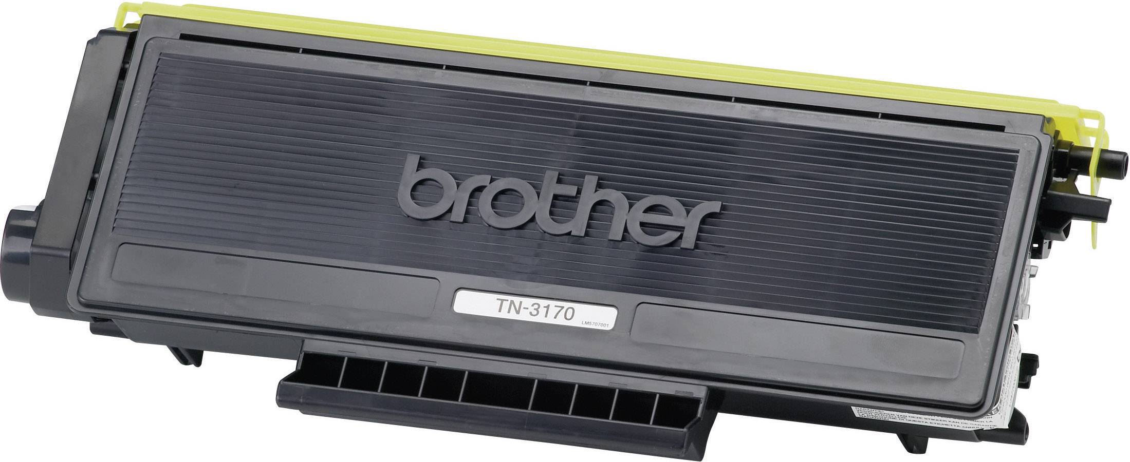Una cartuccia toner nero laser della marca 'brother', numero modello TN-3170, per stampanti.