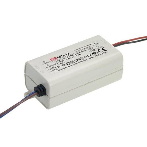 APV-12-15 - Mean Well - Alimentatore LED a Tensione Costante CC - IP42 - 12W 15V