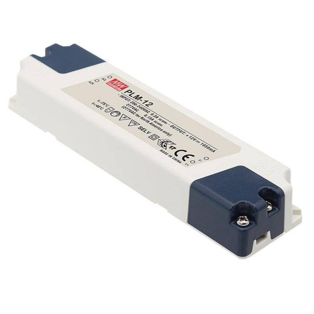 PLM-12-350 - Mean Well - Alimentatore LED 12W Corrente Costante CC 350 mA-0