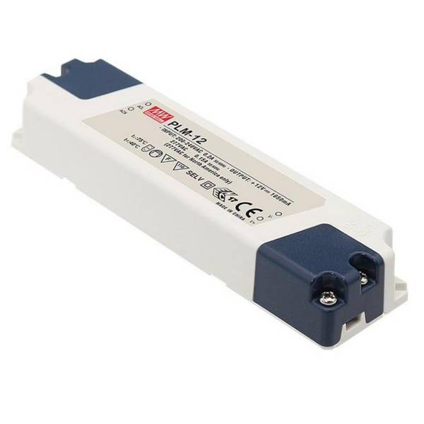 PLM-12-350 - Mean Well - Alimentatore LED 12W Corrente Costante CC 350 mA