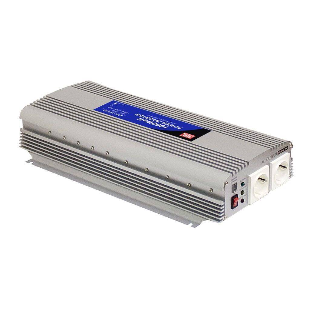 A302-1K7-F3 - Mean Well - Inverter Onda Sinusoidale Modificata 1500W - In 24V Out 220 VAC-0