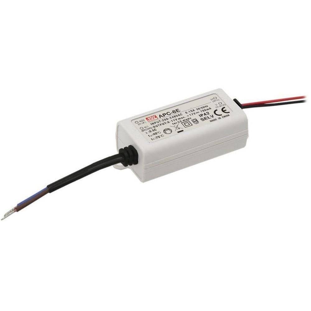 APC-8E-350 - Mean Well - Alimentatore LED a Corrente Costante CC - IP42 - 8W 350mA-0