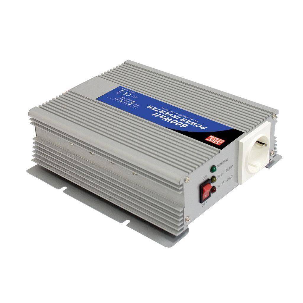 A302-600-F3 - Mean Well - Inverter Onda Sinusoidale Modificata 600W - In 24V Out 220 VAC-0