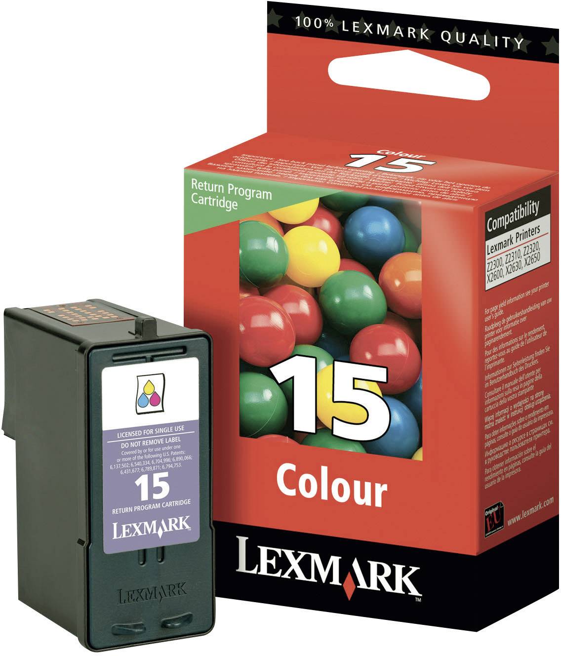 Lexmark NÂ° 15 Color Return Program Print Cartridge cartuccia d'inchiostro 1 Cartridge Originale Nero-1