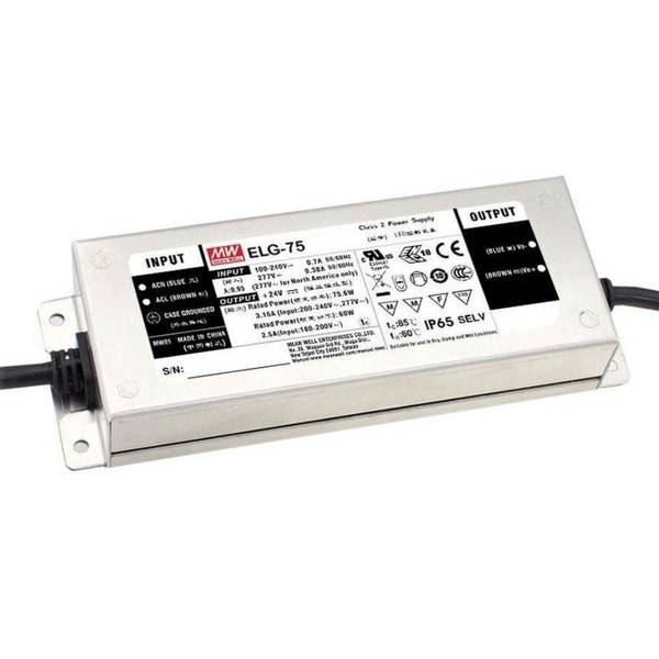 ELG-75-12DA - Mean Well - Alimentatore LED a Tensione Costante CV - 75W 12V dimmerabile DALI IP67