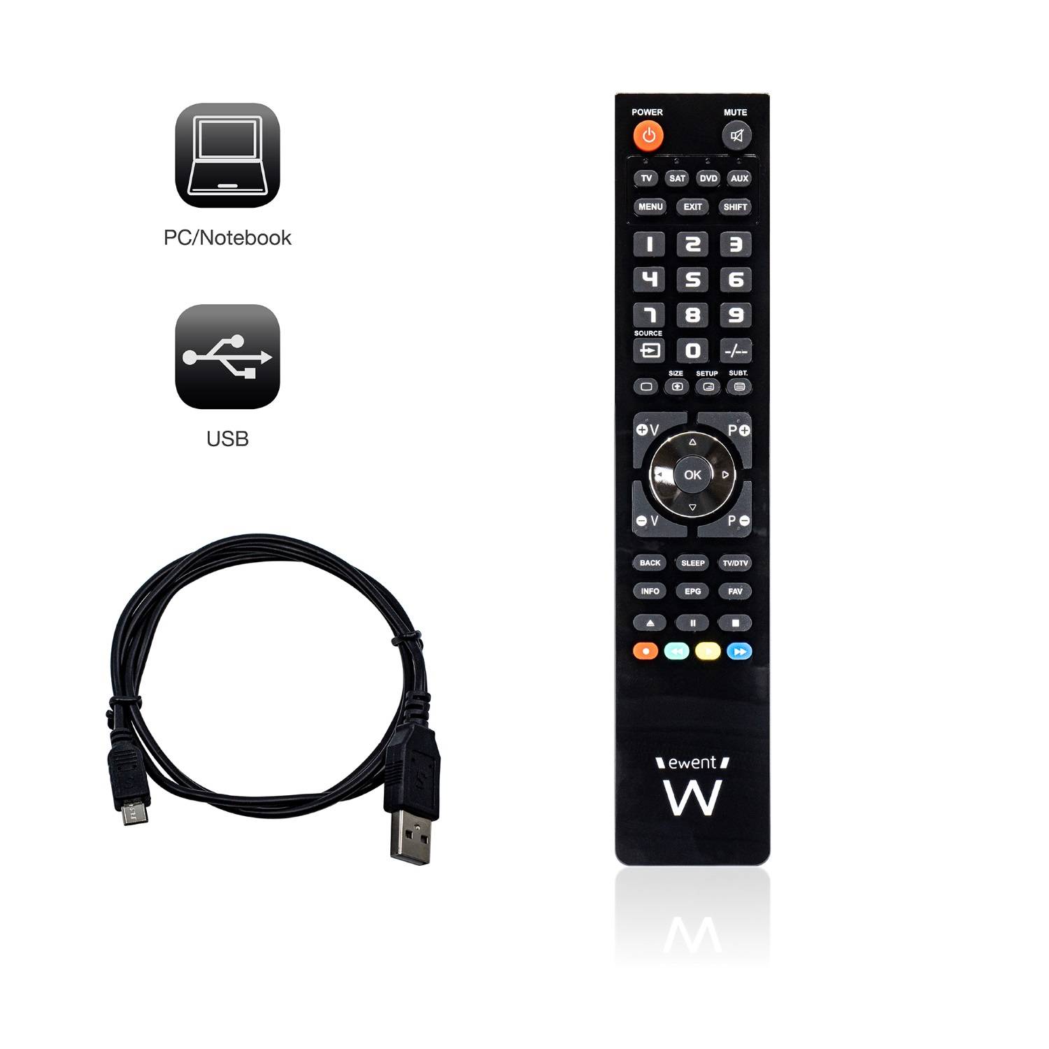 Telecomando universale 4in1 programmabile da PC con cavo Micro-Usb-1