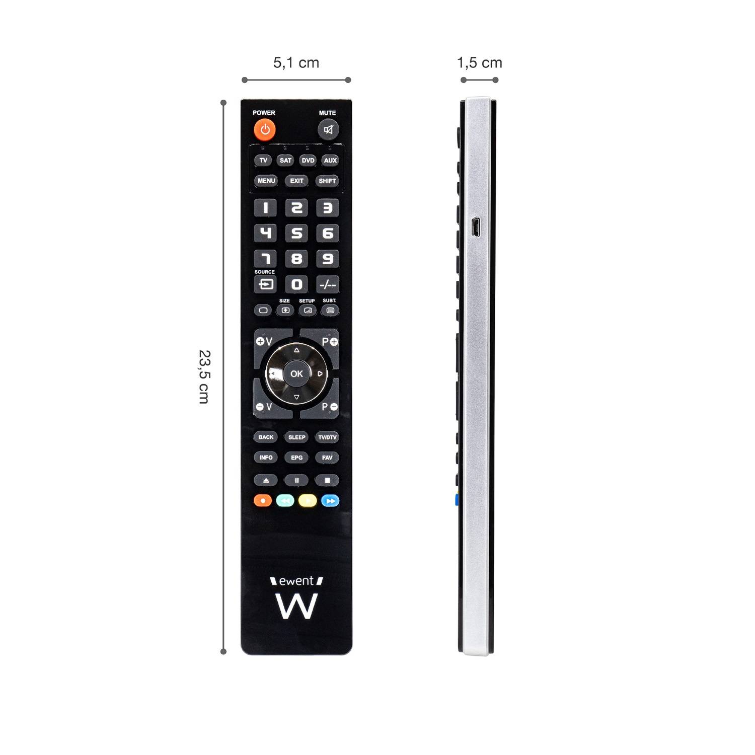 Telecomando universale 4in1 programmabile da PC con cavo Micro-Usb-2