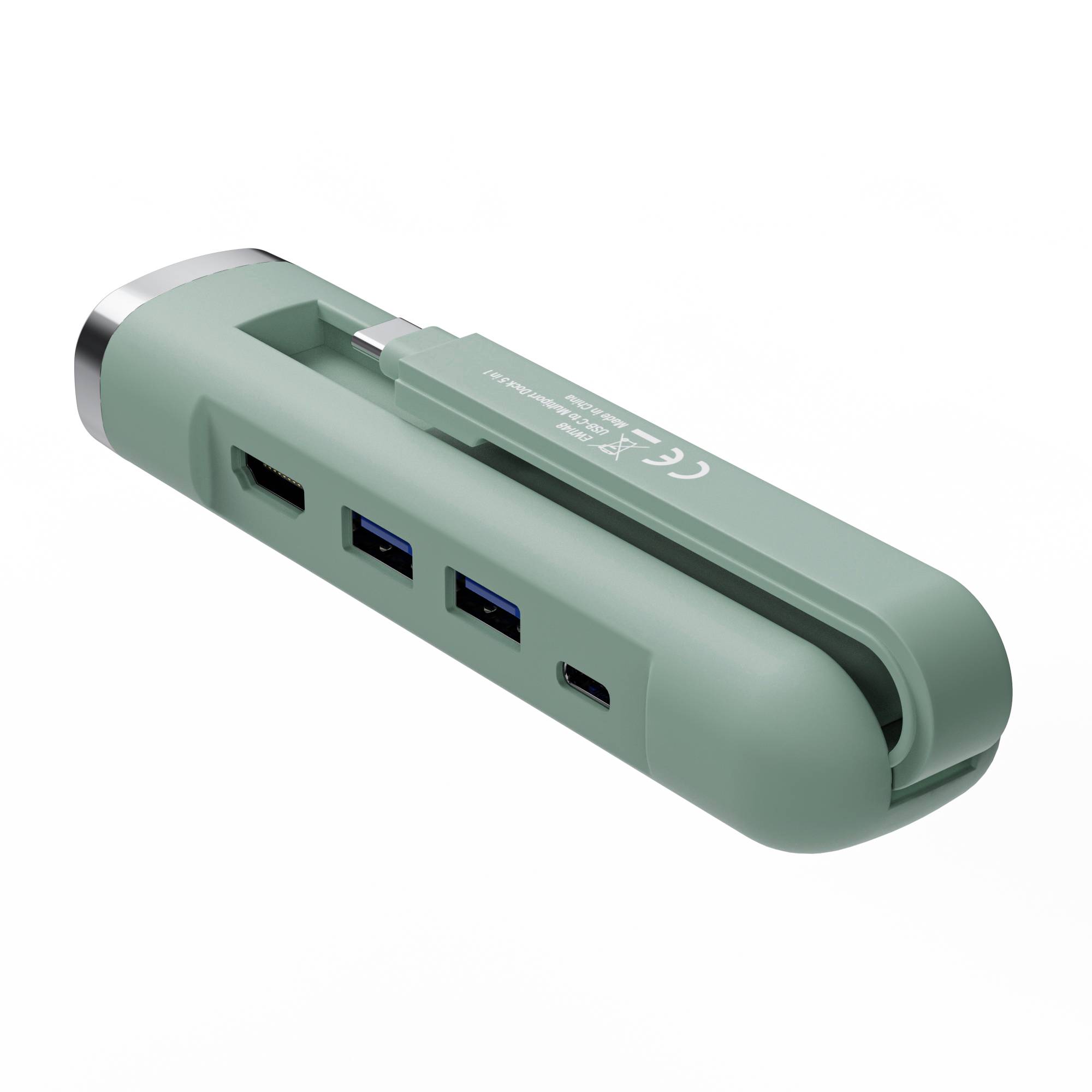 USB-C a Multiport Dock 5 in 1, HDMI 4K | 100W | 1x USB-C PD | 2x USB-A | LAN-0