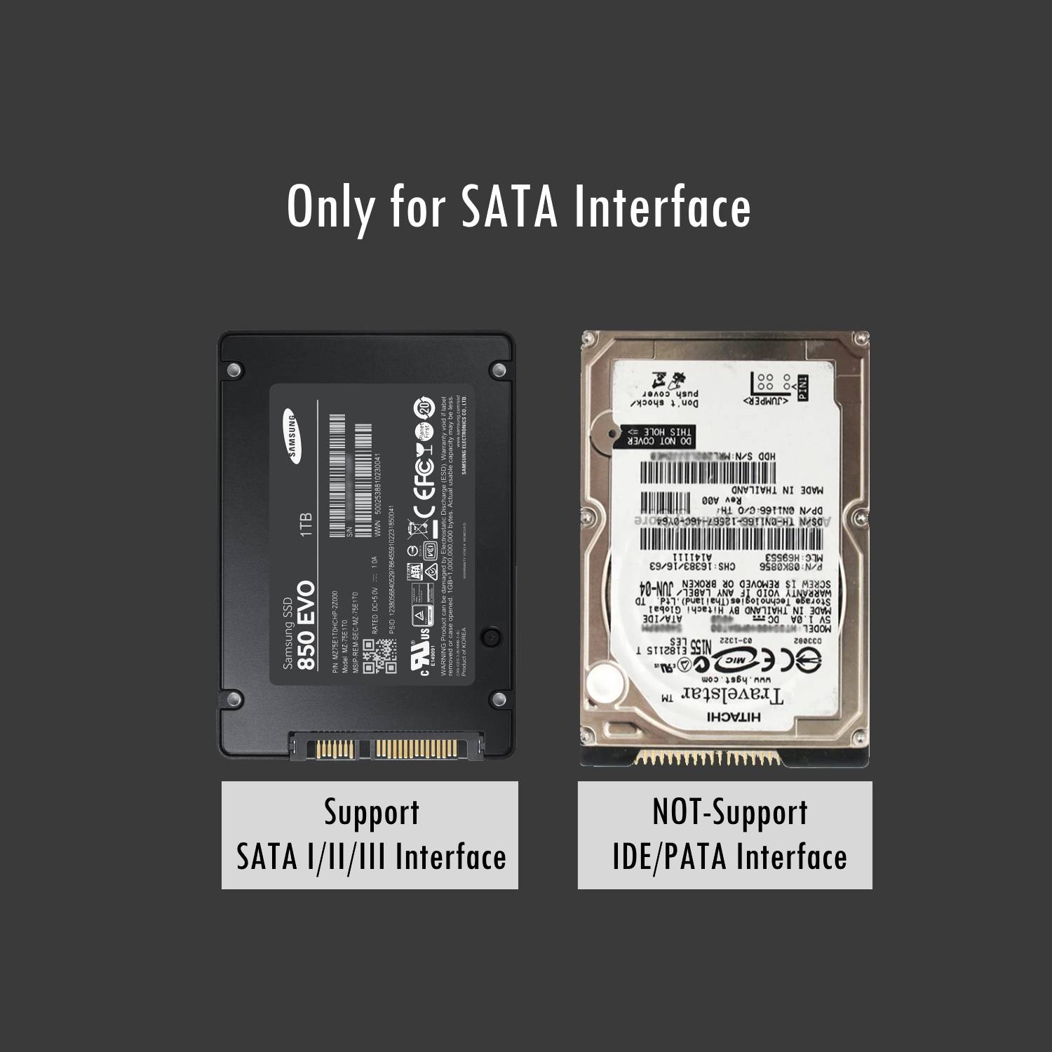 Box HDD/SSD SATA da 2,5 pollici senza viti USB 3.2 Gen1-1