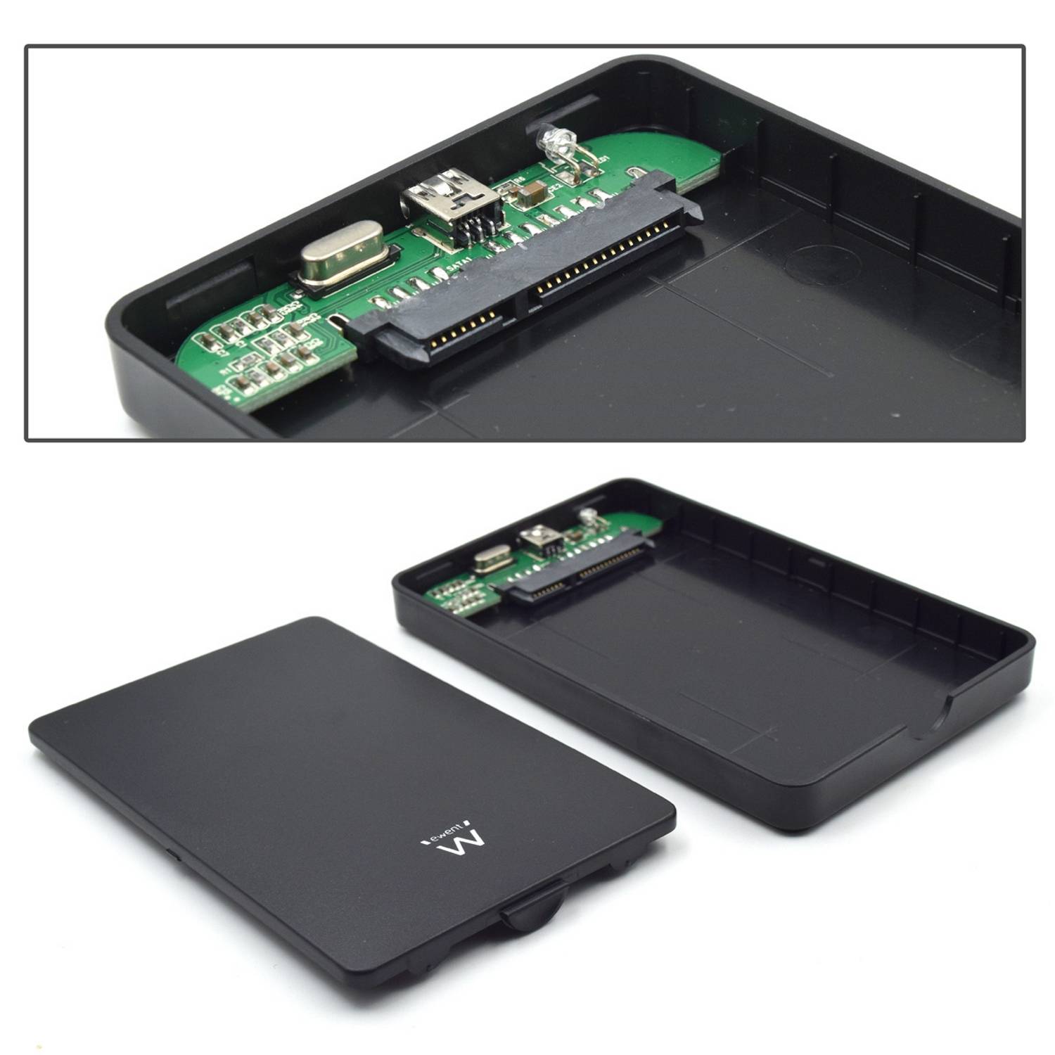 Box per HD e SSD 2.5 pollici SATA USB 2.0 Screwless-2