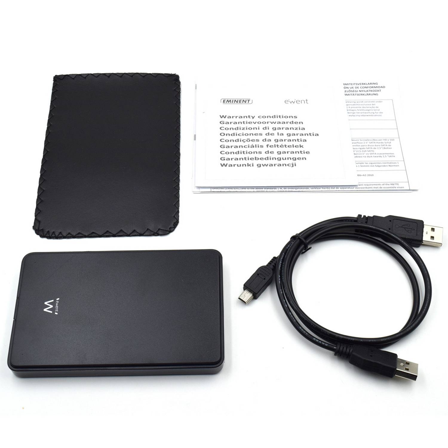 Box per HD e SSD 2.5 pollici SATA USB 2.0 Screwless-3