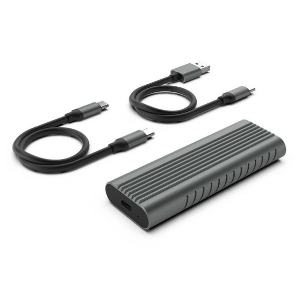 Box per SSD M.2 NVMe/PCIe senza viti USB-C 3.2 Gen2