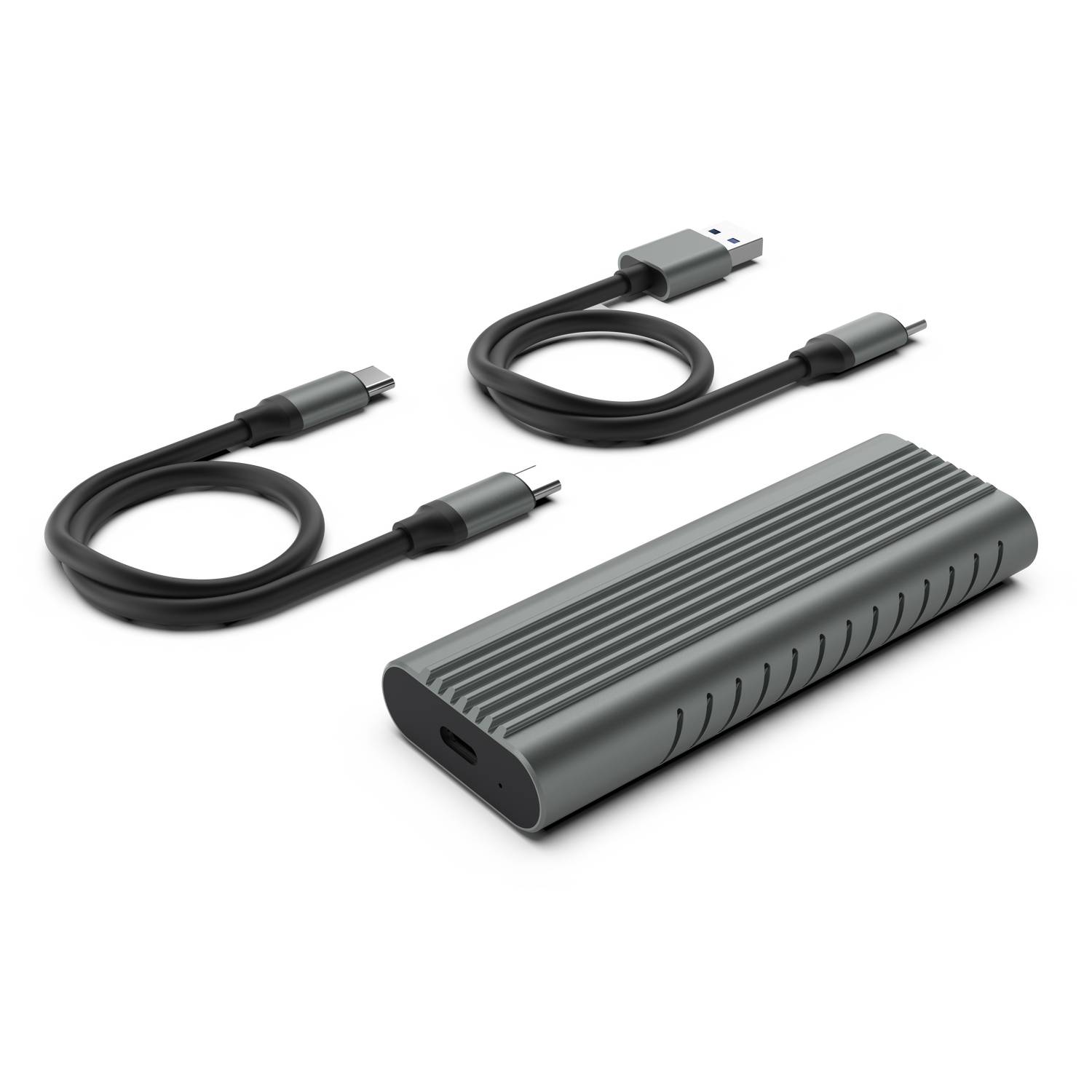 Box per SSD M.2 NVMe/PCIe senza viti USB-C 3.2 Gen2-0