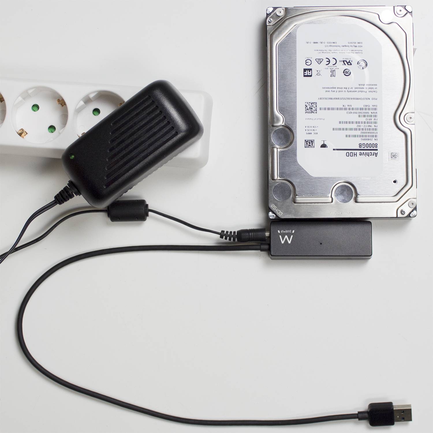 Cavo adattatore USB 3.1 Gen1 (USB 3.0)-SATA a 2,5/3,5 pollici per SSD/HDD-3