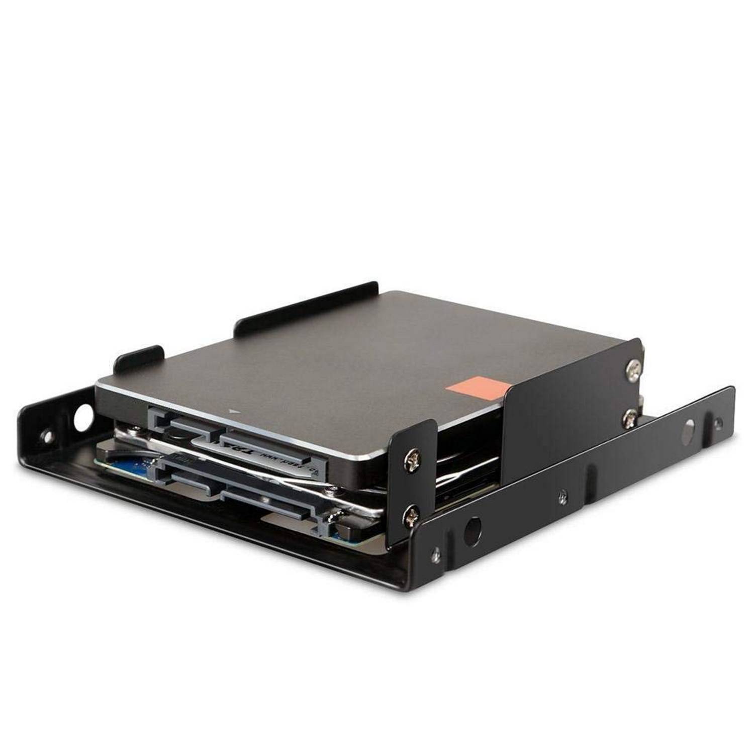 Staffa di montaggio per 2 HDD/SSD su slot 3.5 pollici-1