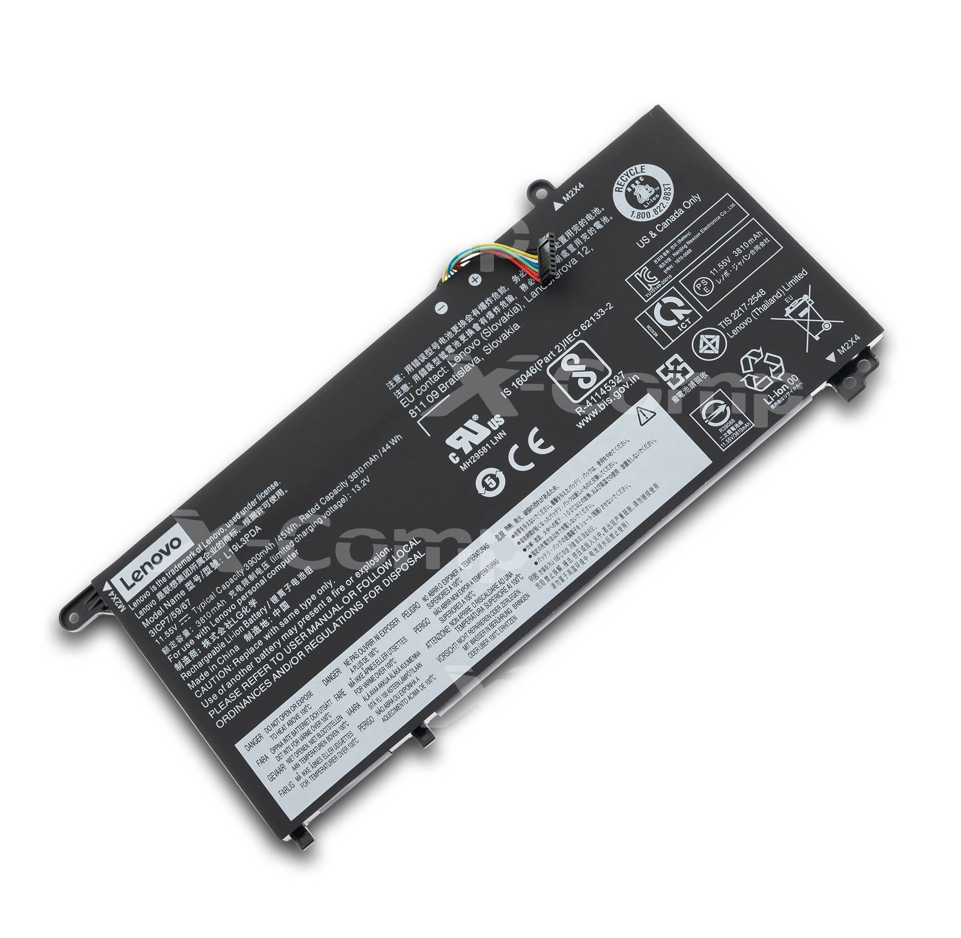 Lenovo 5B10Z21197 ricambio per laptop Batteria (45Wh battery for Lenovo - notebooks, 11.58V, 3-cell - 5B10Z21197, Batter-0