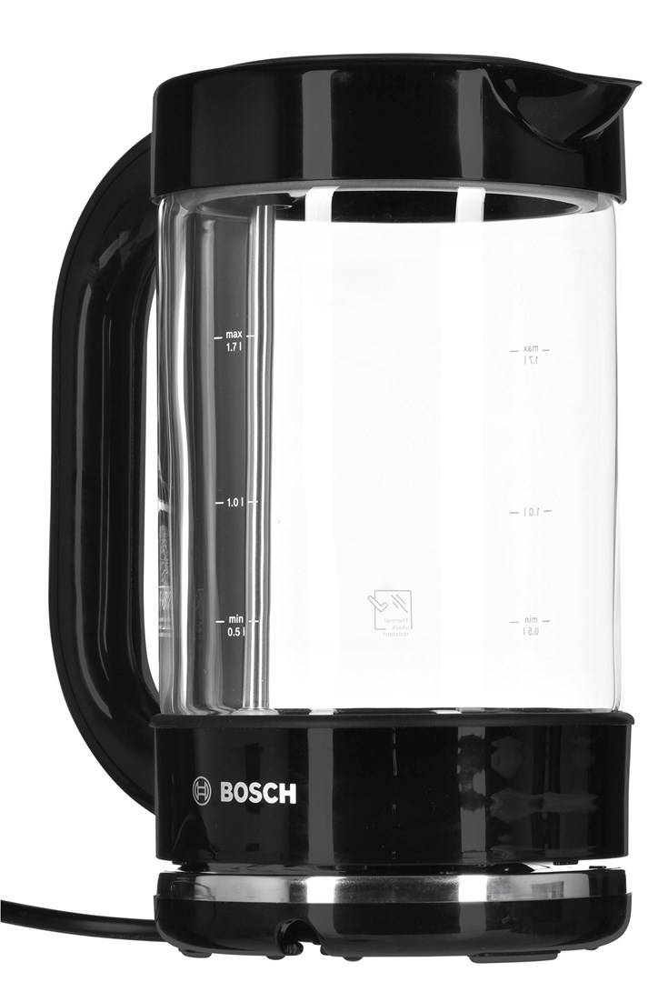 Bosch TWK70B03 bollitore elettrico 1,7 L 2400 W Nero, Trasparente (Bosch TWK70B03 - kedel - sort)-2