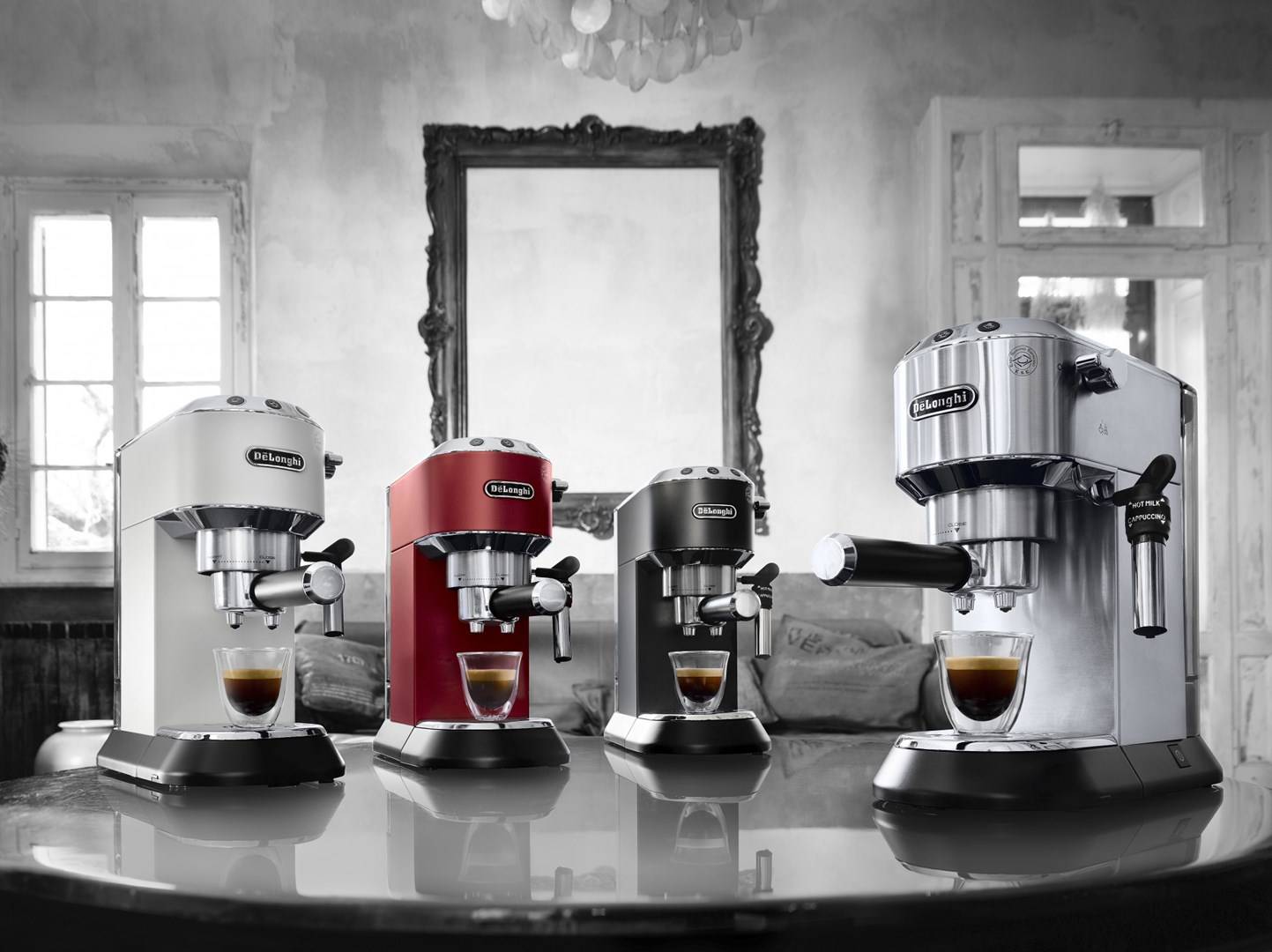 Dedica EC 685.r Macchina da caffè rosso-8