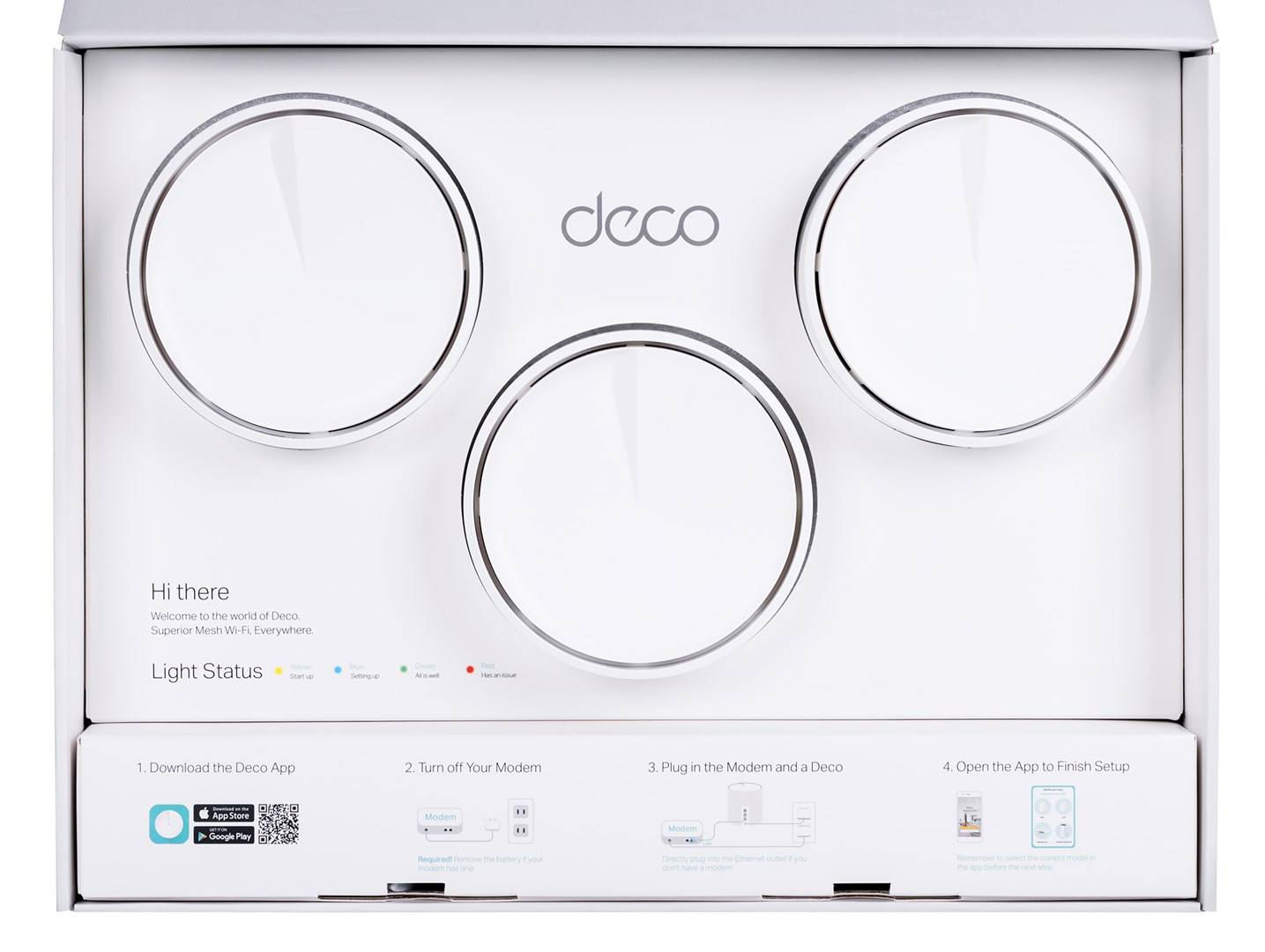 Tp-link deco x50 (3-pack) dual-band (2.4 ghz/5 ghz) wi-fi 6 (802.11ax) bianco interno-4