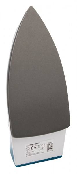 Esperanza SMOOTHER Rejse tÃƒÆ’Ã‚Â¸r strygejern 1200W Nero Hvid-5